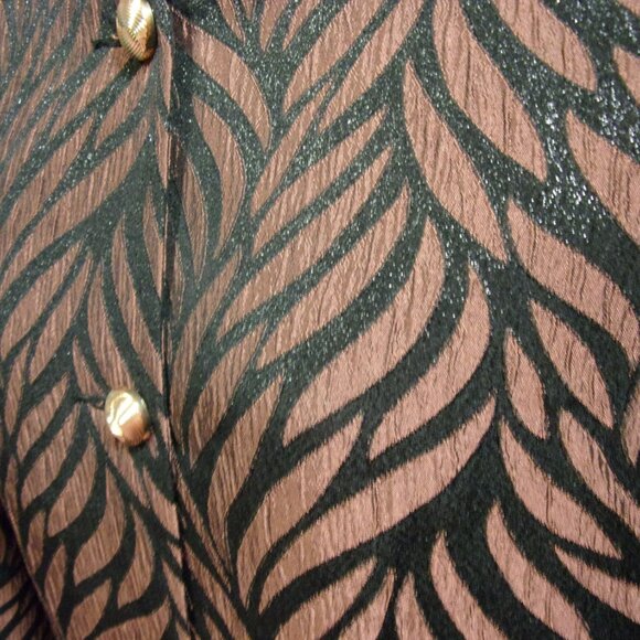 Drapers and Damon Chocolate Brown Black Jacket  Size L  NWOT - Picture 5 of 6